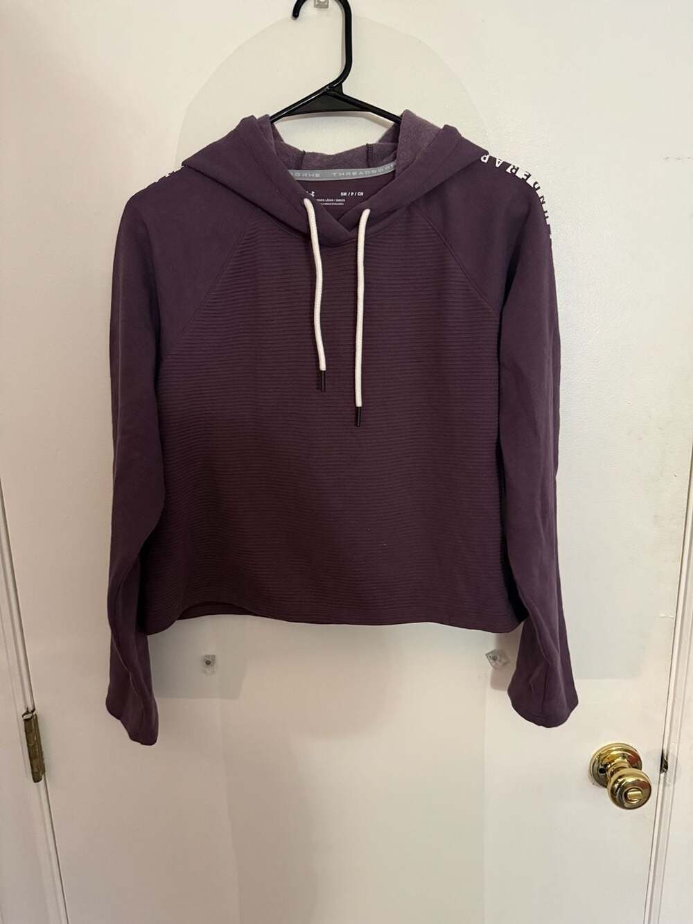 Under Armour Threadborne Ottoman Fleece Cropped Hoodie